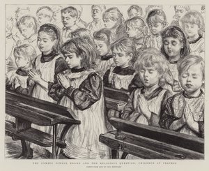 O Conselho de Escola Vinda e a Questão Religiosa, Crianças em Orações